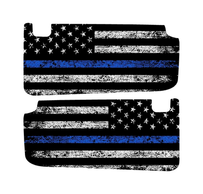 Freedom Series Sun Visor Overlays - 2018+ Wrangler JL / Gladiator JT