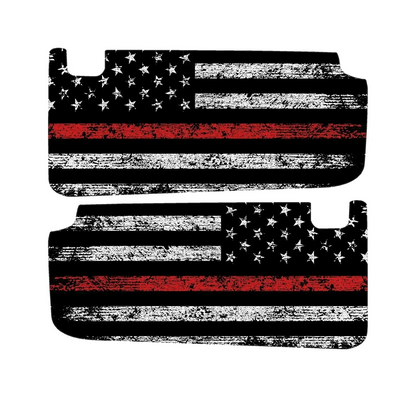Freedom Series Sun Visor Overlays (Printed Series) - 2021+ Bronco