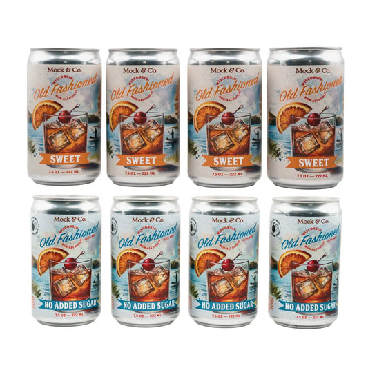 Assorted 8-pack - 4-pack of the Sweet (with sugar) &  4-pack of the - No Added Sugar Version