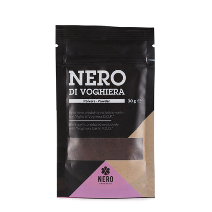 NERO FERMENTO Italian Whole Black Garlic Powder 1.05 oz (30 g)
