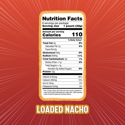 Loaded Nacho Protein Puffs Single Serving - 8-Pack Box