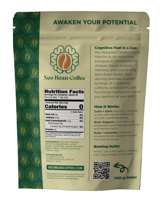 Cerebro Blend Mushroom Matcha