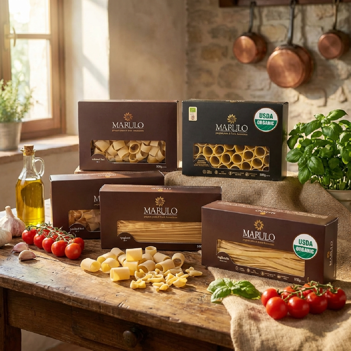 Marulo, Calamarata Homemade Artisan Pasta 500g