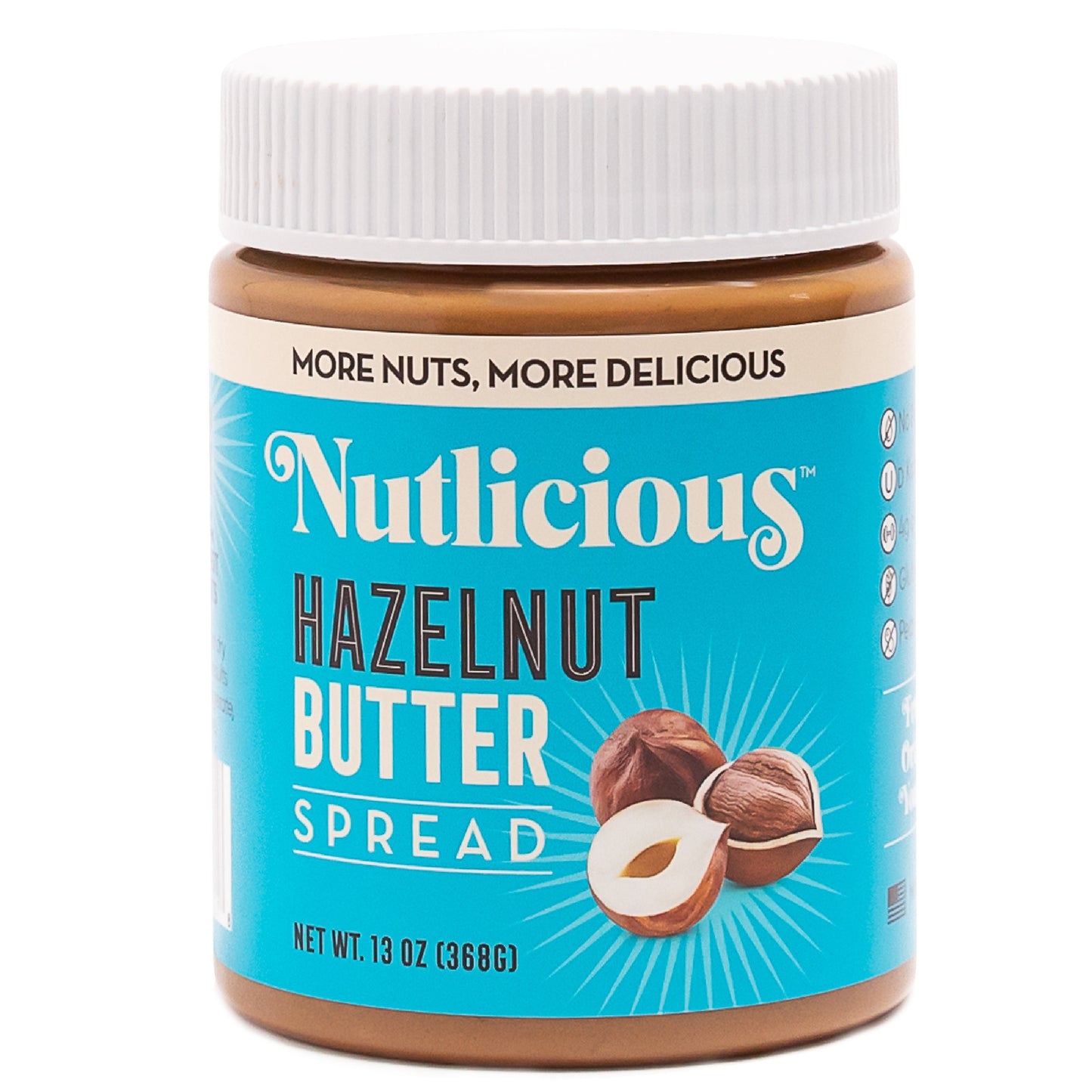 Nutlicious, Hazelnut Butter, (13 oz)