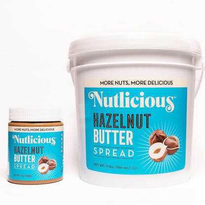 Nutlicious, Hazelnut Butter Spread for Food Service (9 lb)