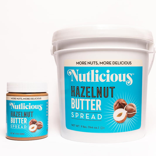 Nutlicious, Hazelnut Butter Spread for Food Service (9 lb)