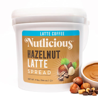 Nutlicious, Roasted Hazelnut and Roasted Coffee Latte Spread  (9 lb)