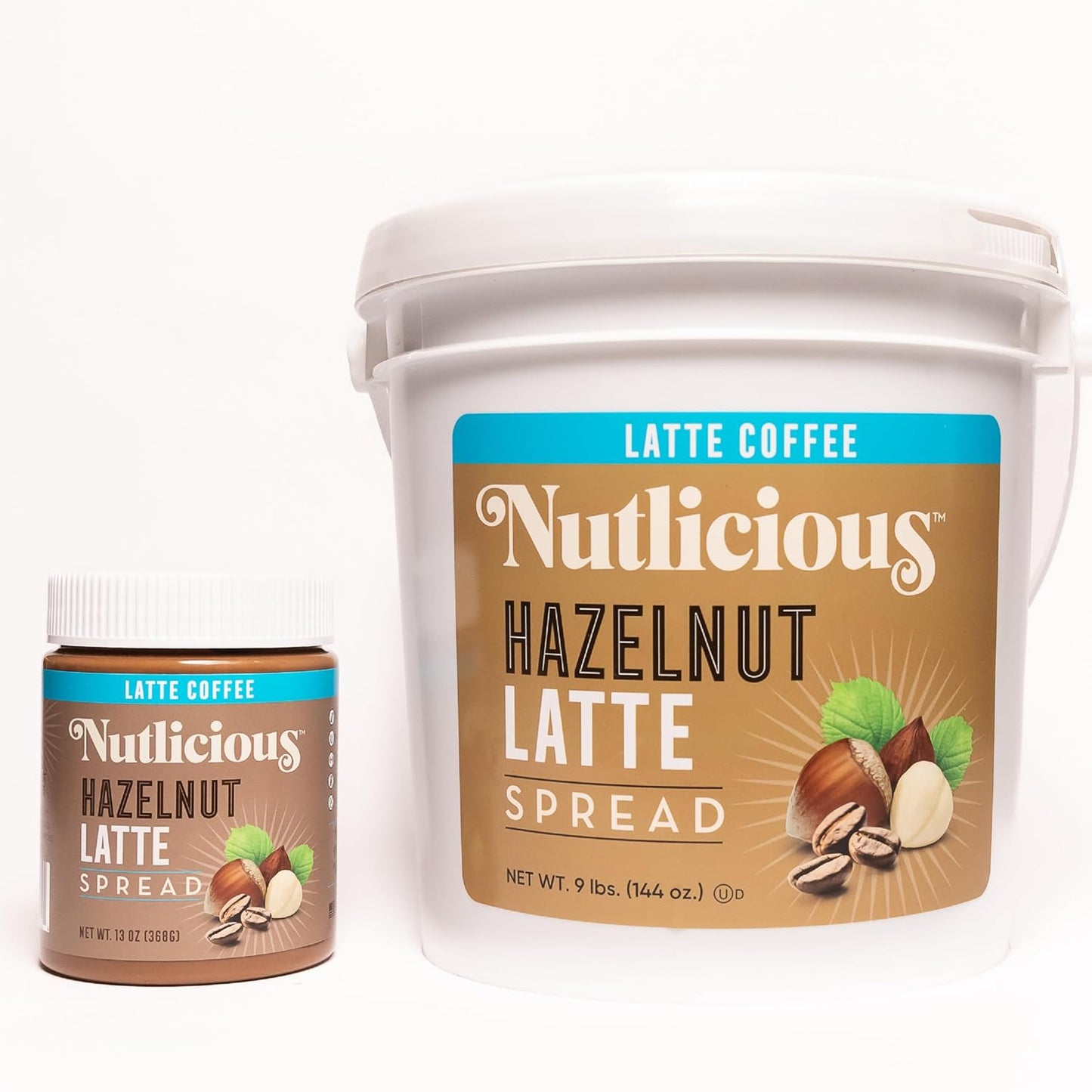 Nutlicious, Roasted Hazelnut and Roasted Coffee Latte Spread  (9 lb)
