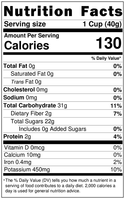 Mango Slices, Natural, No Added Sugar, Organic