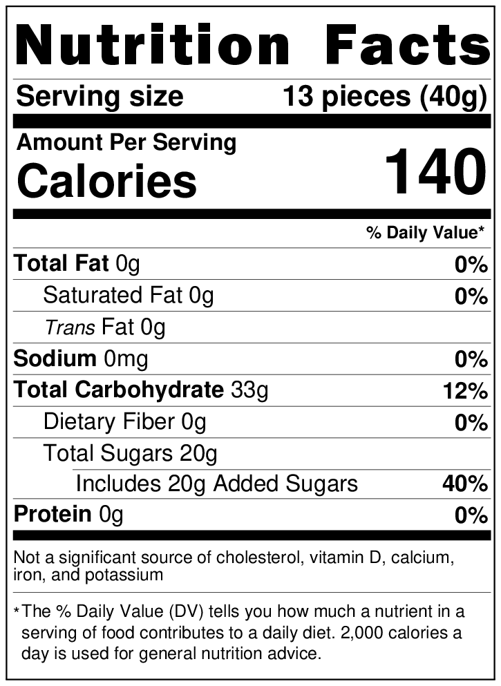 Sour Gummy Mix, Organic, Vegan