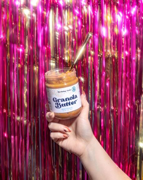 Birthday Cake Granola Butter by Oat Haus