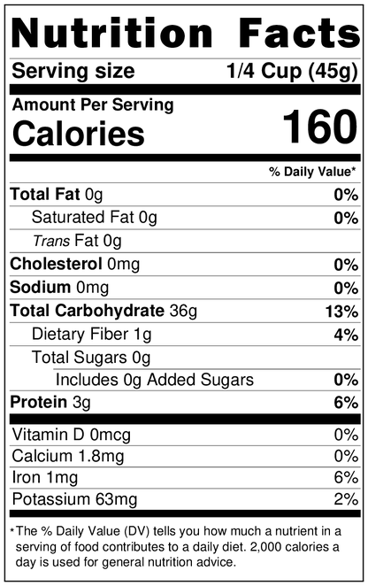 Jasmine Rice, White, Organic