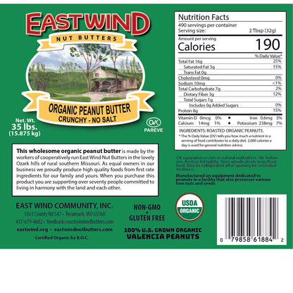 Organic Valencia Peanut Butter- 2 Ingredients or less