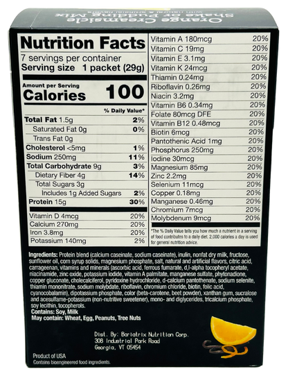 Orange Creamsicle Shake - Proti-Max