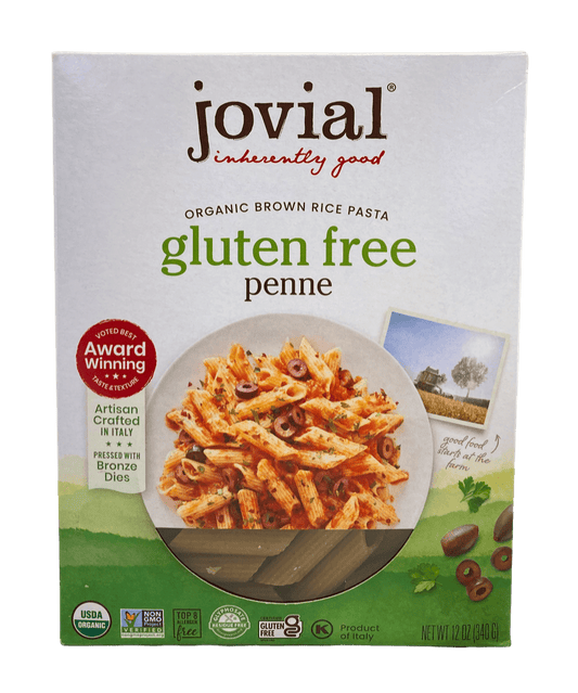 Penne, Brown Rice, Organic, Jovial, Gluten-Free
