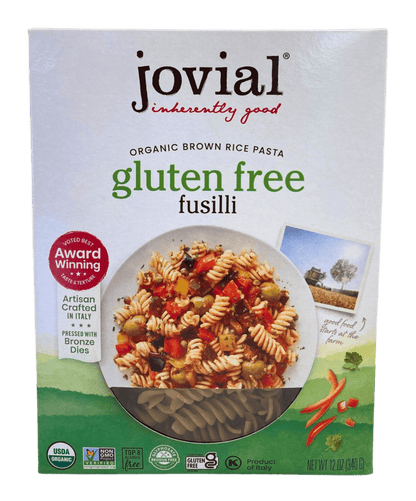 Fusilli, Brown Rice, Organic, Jovial, Gluten-Free