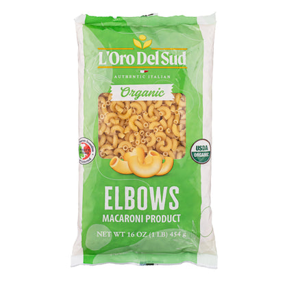 L'Oro Del Sud, Organic Elbows Pasta, 20 Pack x 1 lb