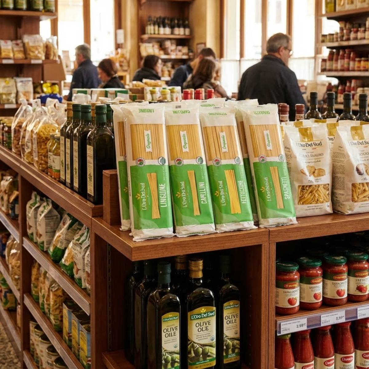 L'Oro Del Sud, Organic Linguine Pasta 20 Pack x 1 lb