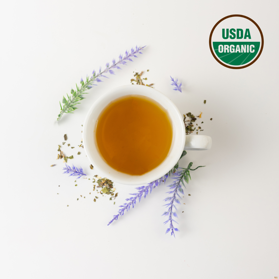 Stress-Me-Not Tea | Organic Lemon Balm, Lavender Tea Blend