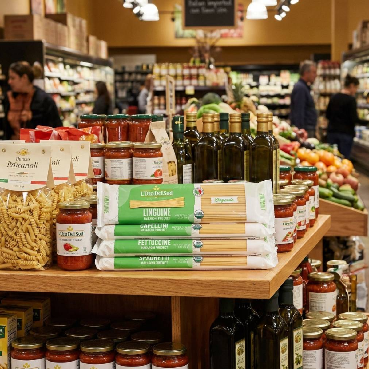 L'Oro Del Sud, Organic Spaghettini Pasta 20 Pack x 1 lb