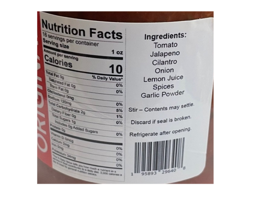 Original Salsa 16 oz