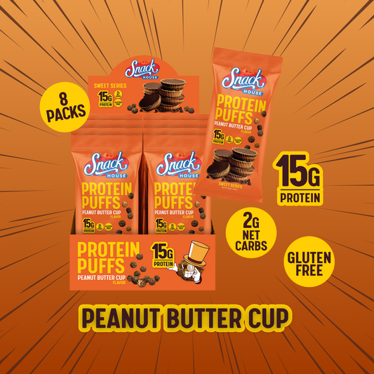 PB Cup Protein Puffs - Single Serving - 8-Pack Box