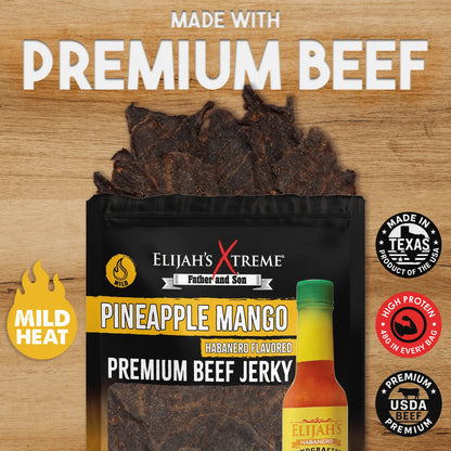 Pineapple-Mango Habanero Beef Jerky
