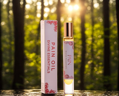 Divine Essentials Pain Oil – Ayurvedic Roll-On for Joint, Nerve & Muscle Pain Relief