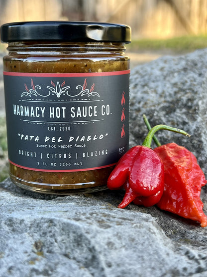 Pata del Diablo - Extra Hot Tomatillo & Clementine Pepper Sauce (9oz)