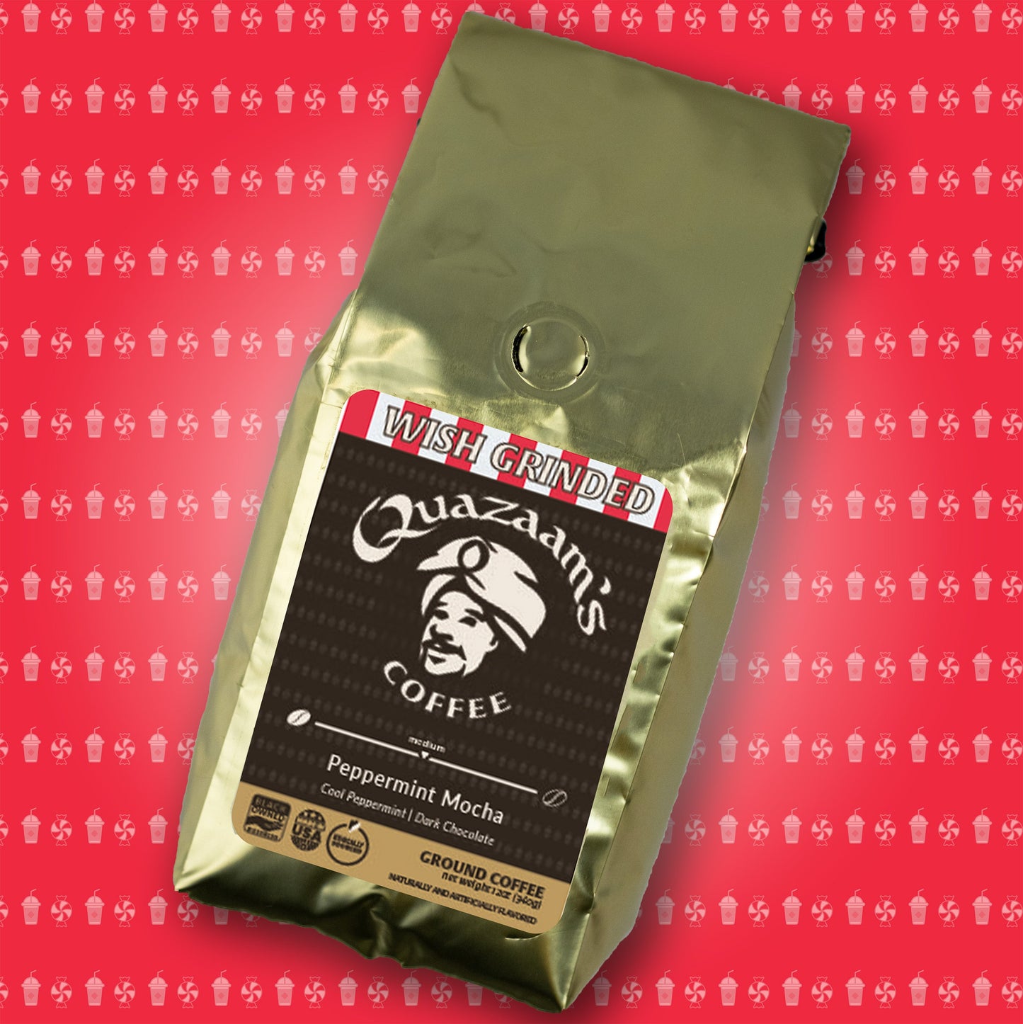 Peppermint Mocha Coffee | Ground & Whole Bean | Medium Roast