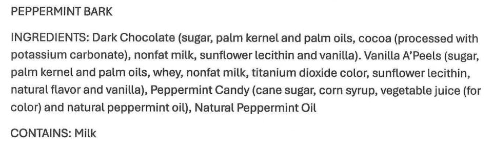 PEPPERMINT BARK