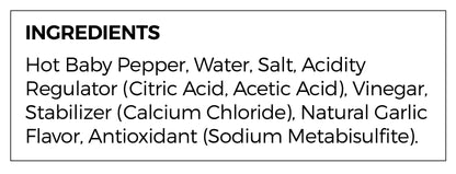 Yakamoz Hot Baby Pepper Pickle 720G