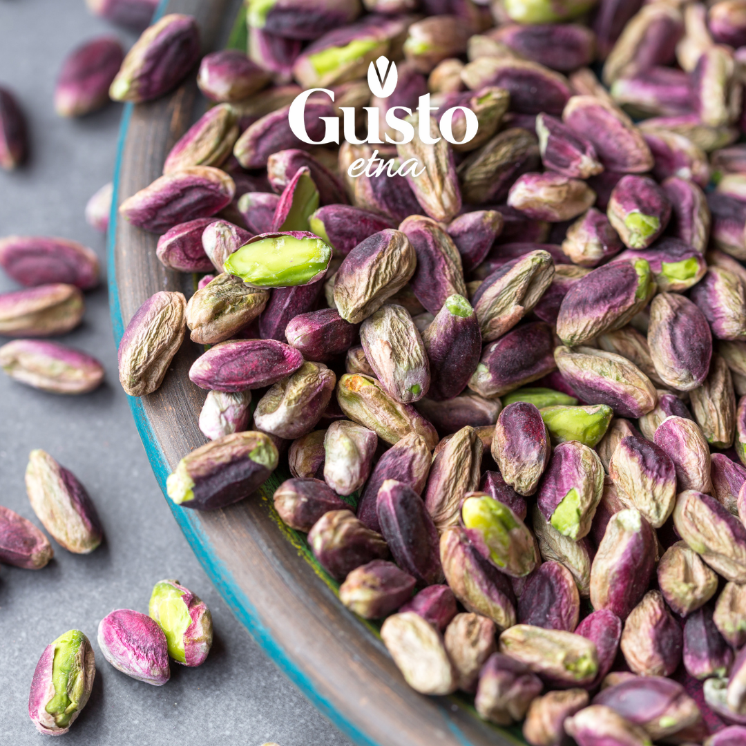 Gusto Etna Certified Sicilian Pistachios from Bronte – Raw, Shelled, Unsalted – 2.2 lb