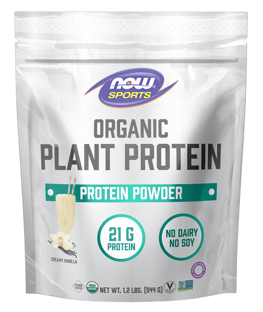 Plant Protein Powder, Organic, 1.2 lb