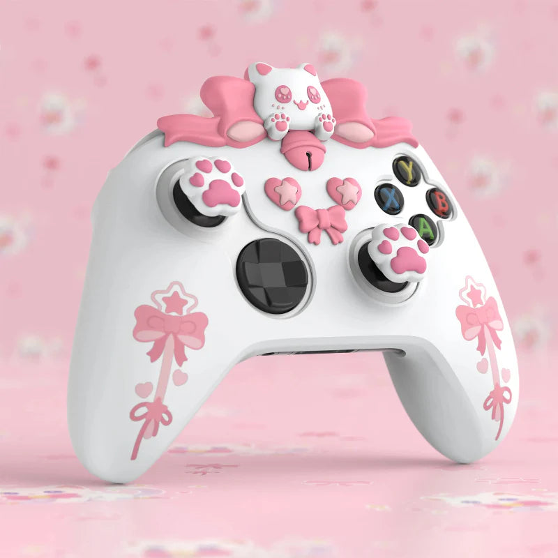 PlayVital Kawaii Cat Xbox Controller Cover