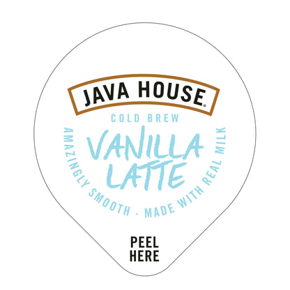 Java House Latte Cold Brew Coffee Pods - French Vanilla