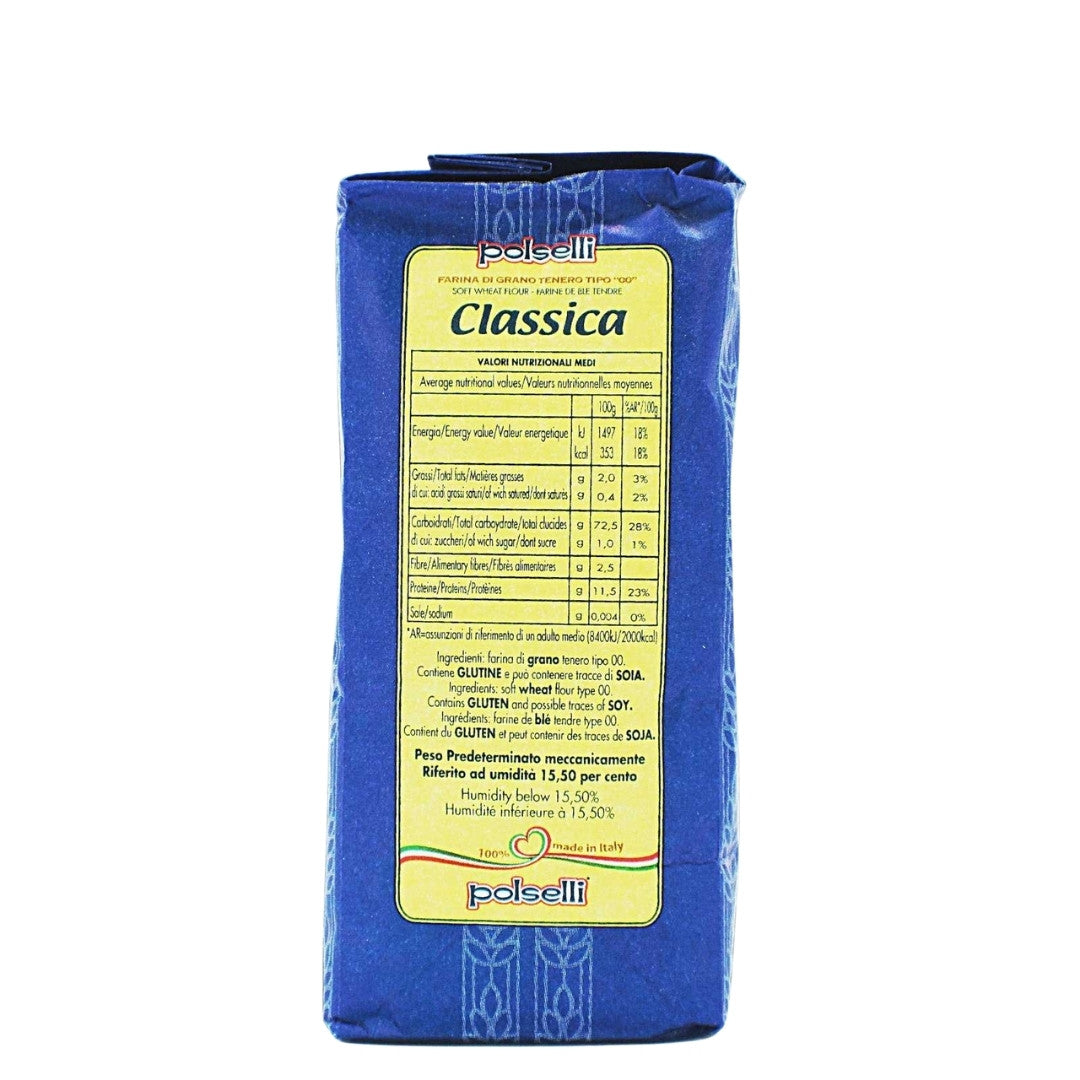 Polselli, Classica Tipo 00 Pizza Flour, Neapolitan, 2.2 lb (1kg)