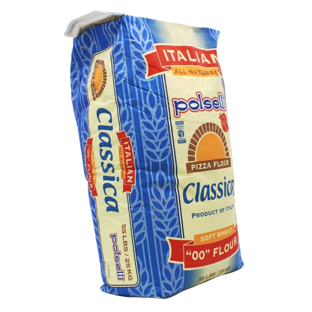 Polselli, Classica Tipo 00 Pizza Flour, Neapolitan, 55 lb  (25 kg)