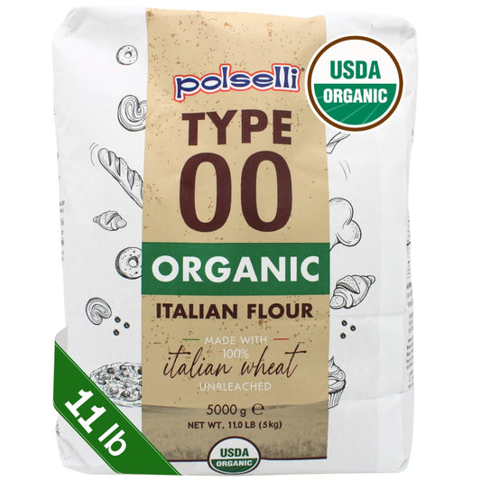 Polselli, Organic Tipo 00 Italian Flour – 5 kg (11 lb)
