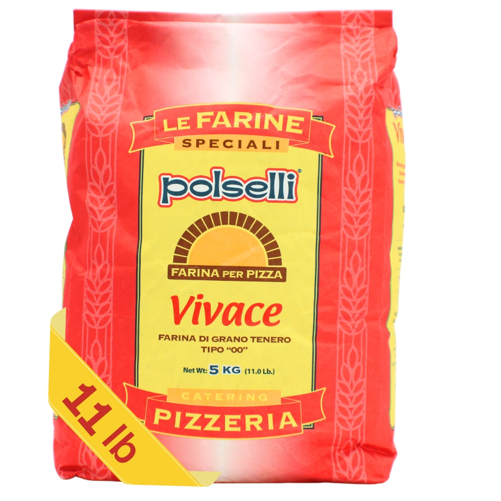 Polselli, Vivace Tipo 00 Pizza Flour, 11lb (5 kg)