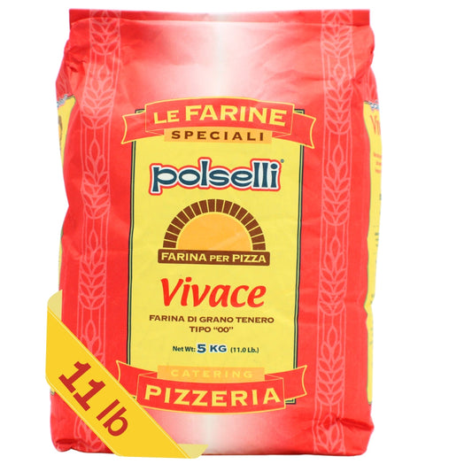 Polselli, Vivace Tipo 00 Pizza Flour, 11lb (5 kg)