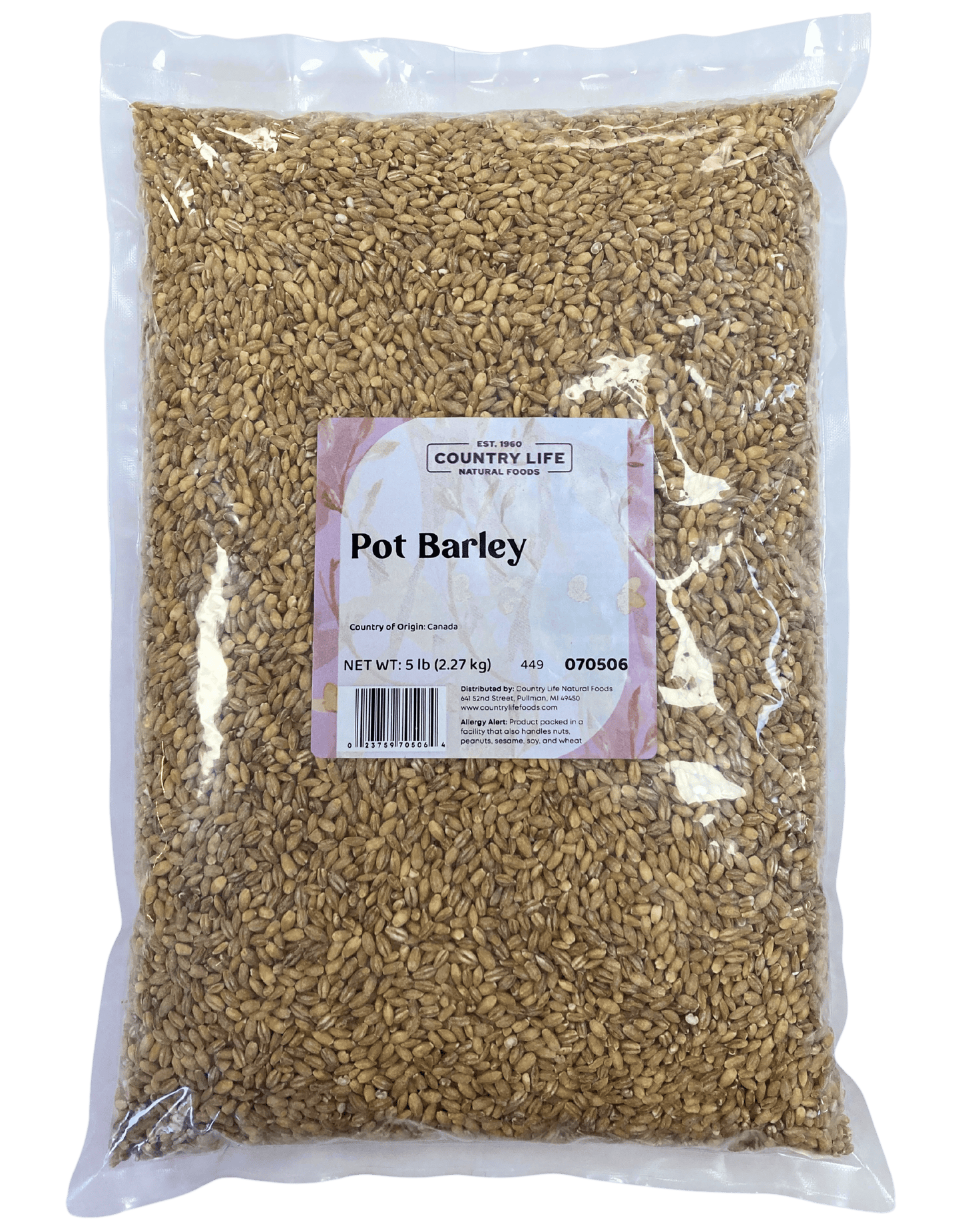 Barley, Pot