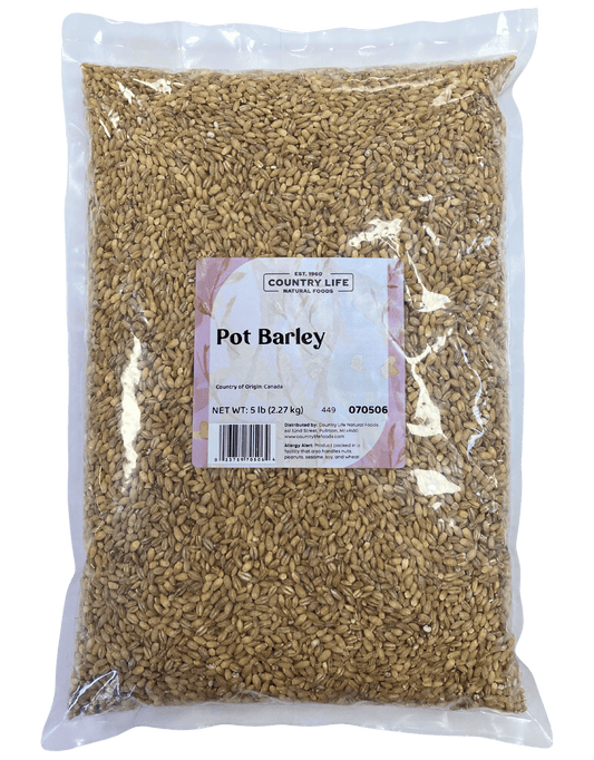 Barley, Pot