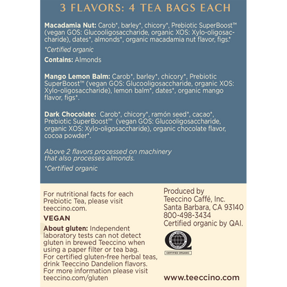 Prebiotic SuperBoost Herbal Tea Sampler Box