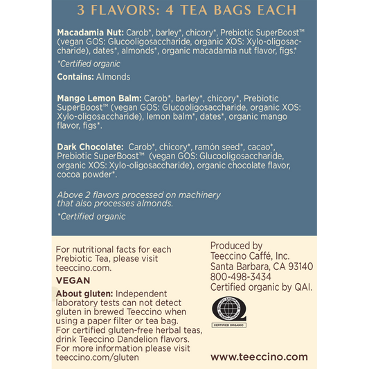 Prebiotic SuperBoost Herbal Tea Sampler Box