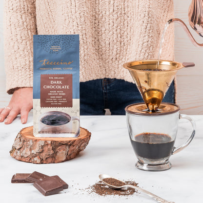 Dark Chocolate Prebiotic SuperBoost Herbal Coffee