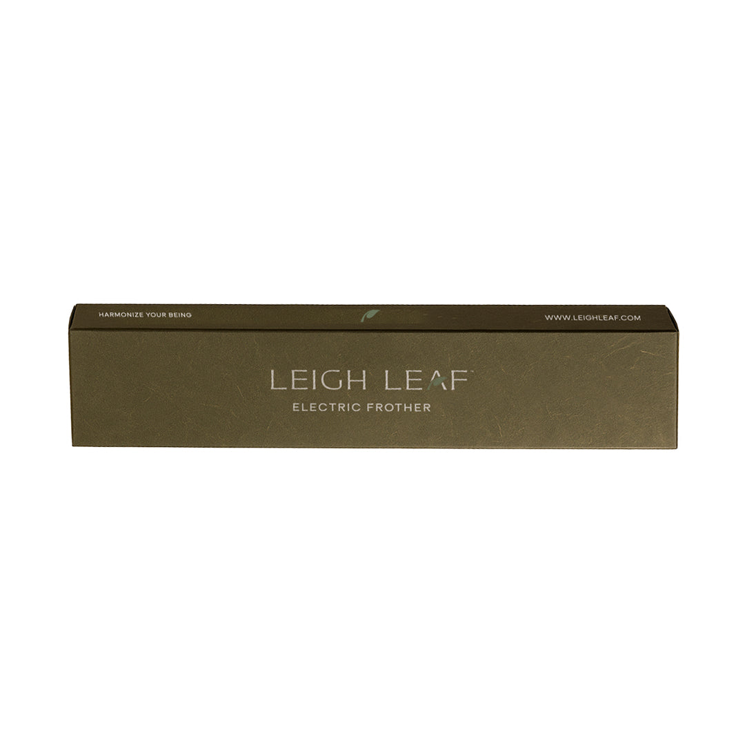 Leigh Leaf Electric Matcha Whisk - High-Quality Stainless Steel Frother for Matcha, Coffee & More