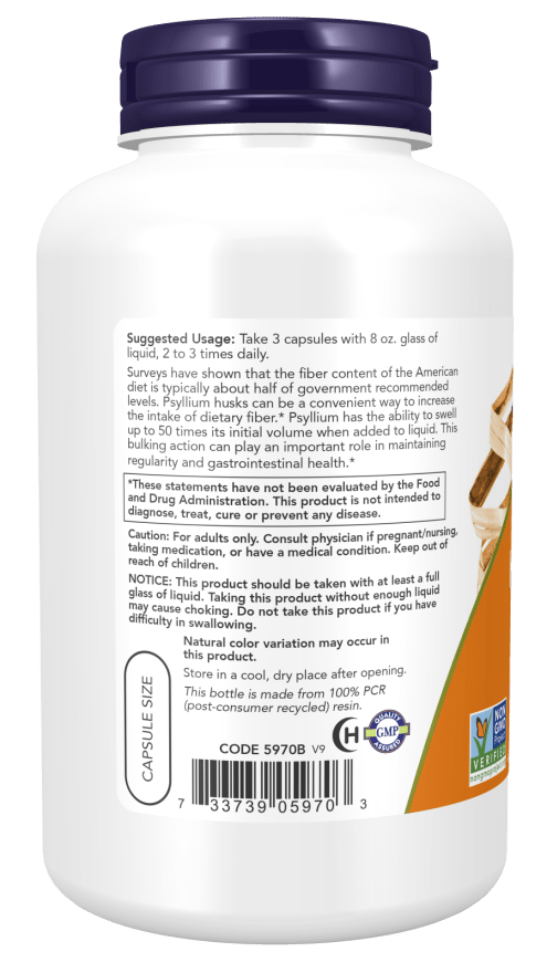 Psyllium Husk Caps 500mg