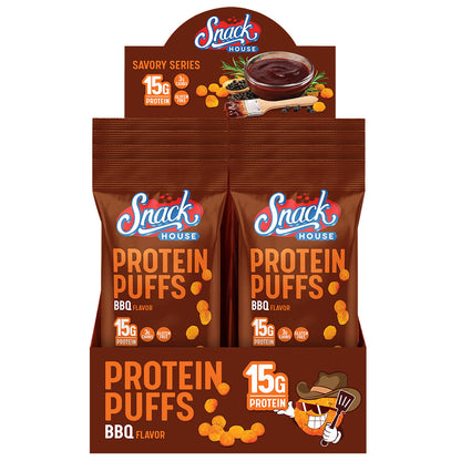 Carolina BBQ Protein Puffs Single Serving - 8-Pack Box