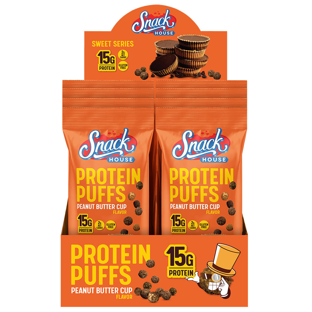 PB Cup Protein Puffs - Single Serving - 8-Pack Box